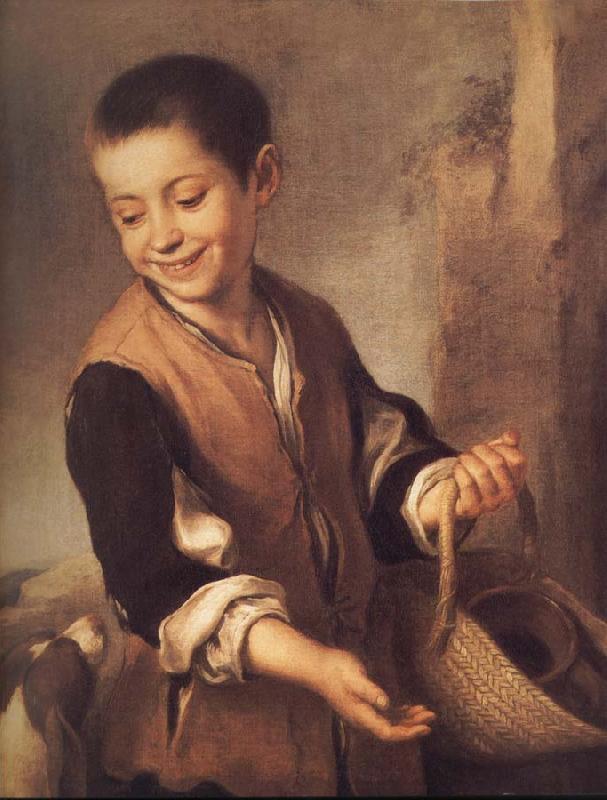 Bartolome Esteban Murillo Boy with a Dog oil painting picture